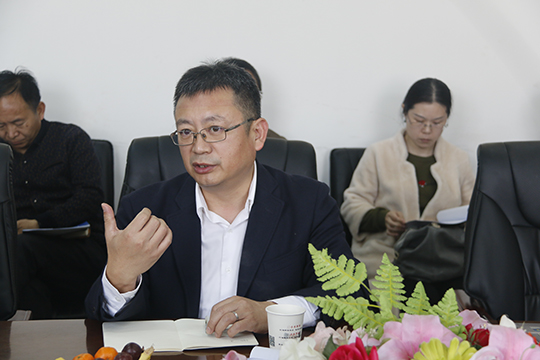 集團(tuán)公司董事長黃道元發(fā)表講話