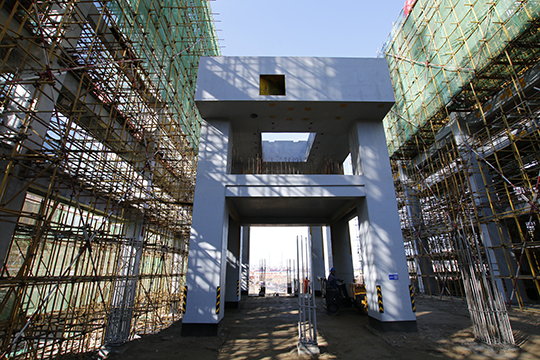 汽機基座施工效果